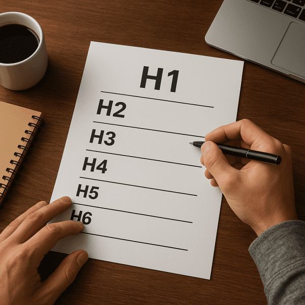 Jak pisać nagłówki H1–H6, aby wspierały SEO